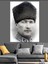 Mustafa Kemal Atatürk Dekoratif Kanvas - Mdf Ahşap Tablo 4