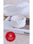 İkili Zarıf Beyaz Tealight Mumluk - Tealight Mum Hediyeli 1