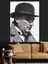 Fötr Şapkalı Mustafa Kemal Atatürk Dekoratif Kanvas - Mdf Ahşap Tablo 1