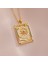 Gold Çelik Tarot Simgeli Kadın Kolyesi 2