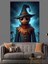 Üzgün Korkuluk Dekoratif Kanvas - Mdf Ahşap Tablo 3