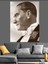 Mustafa Kemal Atatürk Dekoratif Kanvas - Mdf Ahşap Tablo 1