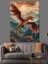 Uçan Ejderha Dekoratif Kanvas - Mdf Ahşap Tablo 2