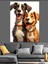 Dost Köpekler Dekoratif Kanvas - Mdf Ahşap Tablo 2