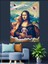 Pop Art Mona Lisa Dekoratif Kanvas - Mdf Ahşap Tablo 4