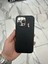 Apple iPhone 14 Pro Max Uyumlu Deri Kılıf Kartlıklı Kılıf Arkası Cüzdanlı Kılıf Kart Koymalı Kılıf Siyah 2
