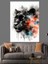 Siyah Panter ve Renkli Dumanlar Dekoratif Kanvas - Mdf Ahşap Tablo 3