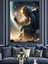 Amerikalı Astronot Dekoratif Kanvas - Mdf Ahşap Tablo 2