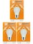 (3 adet) 7W (50W) Beyaz IŞIK E27 DUYLU (Kalın Duy) LED Ampul 1