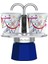 Set Mini Express Ocak Üstü Espresso Pişirici +2 Cups Kandinsky Serisi, Mavi 1