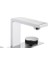 Memoria A4231558 Lavabo Bataryası, 3 Delikli Lavabolar Için, Krom/siyah 3