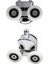 Tekerlek Duşakabin Tekerleği Alt Cam Rulman Krom Teker 23 mm 1