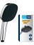 Vitalio Comfort 110 El Duşu, 2 Akışlı (Yağmur & Jet), Smartswitch, 110MM Kare Duş Başlığı, Düşmeye Dayanıklı Silikon Halka, Kireç Önleyici Sistem, Krom, 26397001 1