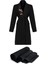 " Bahar Akşamı Kimono Set " Bahar Dalı Nakışlı Müslin Kimono ve Üçlü Seyahat Havlusu 2