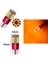 ( 2 x Adet ) 1 Takım LED T10 Dipsiz Ampul 12V 57 Smd LED Fiber Amber ( 57 LED Fiber Amber ) 2