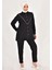 106 By Coolest Butik Lina Keten Kumaş Taş Detaylı Tesettür 2li Takım 2
