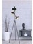 Violet 3lü Siyah Modern Tasarım Retro 3 Ayaklı Abajur Lamba Metal Lambader 1