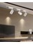 Metal Kasa Set Beyaz Kasa Günışığı Renkli Spot 4 Adet 30W LED Ray Spot Lamba 1 Metre Ray Dahil 1