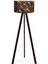 A&g Halı Desen Ahşap Tripod Ayaklı Lambader 2