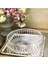 Luxury Yuvarlak Kesme Kristal Sunumluk 22CM 1 Adet 2