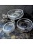 Luxury Kesme Kristal Cam Salata/ Sunum Kase Takımı 3 Adet 1 Adet 1