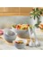 Luxury Mithra Life 7 Parça Gri Servis Sunum Salata Hazırlık Seti MIT1091 1 Adet 1