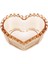 Luxury Glory Cam Amber Kalp Kase 13 cm 1 Adet 1