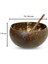 Luxury Jumbo Boy Hindistan Cevizi Kase, Kaşık ve Kase Altlığı - Bowl Kasesi - Bowl Kaşığı - Coconut Bowl 1 Adet 3