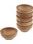 Luxury 6'lı Bambu Sosluk Reçellik (6.5X6.5X3CM) 1 Adet 1