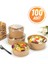 Luxury Kraft Karton Salata Kasesi Kapaklı 750CC 100 Adet 1 Adet 1