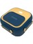 Luxury Lunch Box BL2107 Tek Katlı Çelik Mavi-Sarı 1 Adet 1