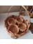 Luxury Hasır Bambu Rattan Çerezlik 1 Adet 3