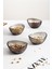 Luxury Akrilik Barok Füme Oval 4'lü Küçük Kase Seti & Çerezlik & Sunumluk & Ikramlık (Cam Değildir) 1 Adet 2
