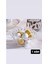 Luxury 1 Adet 8x4 cm Yuvarlak Cam Boncuk Kenarlı Çerez Draje Lokum Reçel Sunum Kasesi 1 Adet 1