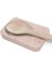 Luxury Beton Kirli Kaşıklık , Pastel Pembe Terrazzo Desen 1 Adet 1