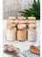 Luxury 9 Lu Set Bambu Kapaklı Cam Kavanoz & Erzak Saklama Kabı 800 ml Orta Boy ( Vakum Kapak ) 1 Adet 3