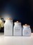Luxury 3 Boy Bambu Vakumlu Porselen Çay Şeker Kahve Kavanozu 3'lu Saklama Takımı 1000ML,750ML,500ML 1 Adet 1