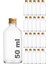 Luxury 0 - 499 ml 50 ml Metal Kapaklı Hediyelik Şişesi 50 cc Kolonya Koku Süs Küçük Cam Şişe 20 Adet Cam 1 1 Adet 1