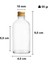Luxury 0 - 499 ml 50 ml Metal Kapaklı Hediyelik Şişesi 50 cc Kolonya Koku Süs Küçük Cam Şişe 20 Adet Cam 1 1 Adet 2
