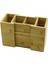 Luxury Mrtshop Aç-Kapa - 2+2 Bölmeli Tezgah Üstü Bambu - Ahşap Kaşıklık Newxdesingx 529847 1 Adet 1