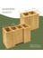 Luxury Ayarlanabilir 2+2 Bölmeli Doğal Ithal Bambu Kaşıklık Organizer Düzenleme Ürünü 1 Adet 5