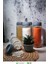 Luxury Etiketli Alin 12 Adet Çizgi Desenli Cam Kavanoz-Saklama Kabı 1500 ml 1 Adet 1