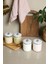 Luxury 4'lü 210 ml Yuvarlak Cam Kavanoz - Crocus Çiçek 1 Adet 1