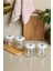 Luxury 4'lü 210 ml Yuvarlak Cam Kavanoz - Crocus Çiçek 1 Adet 3