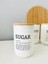 Luxury Üçlü Bambu Kapaklı Cam Kavanoz Seti Çay Şeker Kahve Kavanozu 3lü Kavanoz (Tea-Coffee-Sugar) 1 Adet 3