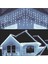 Luxury 3 Metre 8 Fonksiyonlu 16 Saçaklı LED Işıklı Perde 3 x 1 (Beyaz) 1 Adet 2