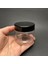 Luxury 100 cc Pet Kavanoz - Siyah Plastik Kapaklı - 100 ml Plastik Kavanoz ( 3 Adet) 1 Adet 1