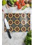 Luxury Cam Kesme Tahtası, Doğrama Tahtası, Etnik Boho Desen, Kalın ve Temperli Kırılmaz Cam, 21*30CM 1 Adet 4