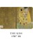 Gold Series - A6, Gustav Klimt 4'lü Defter Seti I, Çizgisiz, Toplam 192 Sayfa, Her Biri 48 Sayfa, Tel Dikiş, Esnek Kapak, Oval Kenar, Tuval Doku, 60 Gram, Sarı Krem Renk 2