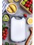 Luxury 1 Adet Plastik, Kaydırmaz, Kesme Panosu/ Kesme Tahtası Gri&beyaz 40X24 1 Adet 2